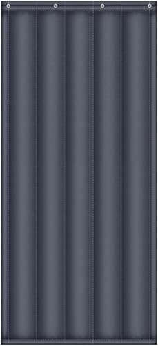 AYVADA Porte moustiquaire magnétique isolée 90 × 200 cm, Rideau de Porte magnétique Anti-tempête de Neige, Portes Pliantes d'hiver, moustiquaire de Porte Interne à Fermeture Automatique, pour Clima