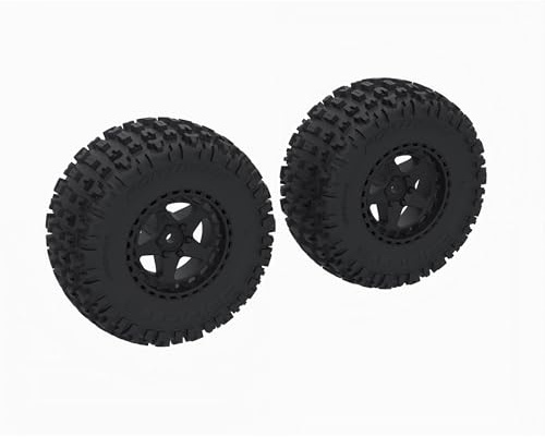 ARRMA DBOOTS 'Fortress SC' Tire Set Glued, Black (2)