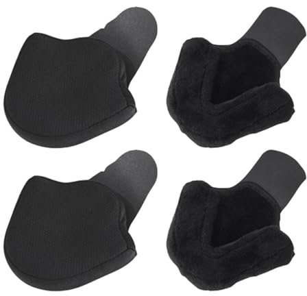 HDGSAFD 2 Paires De Cache-Oreilles Pour Casque, Cache-Oreilles D'Hiver, Pour Cyclisme En Plein Air, Cache-Oreilles En Peluche, Accessoires De Protection Auditive Résistants Au Froid