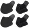 HDGSAFD 2 Paar Helm-Ohrenschützer, Winter-Ohrenschützer, Outdoor-Rad-Ohrenwärmer, Plüsch-Ohrenschützer, Kältebeständiges Gehörschutz-Zubehör
