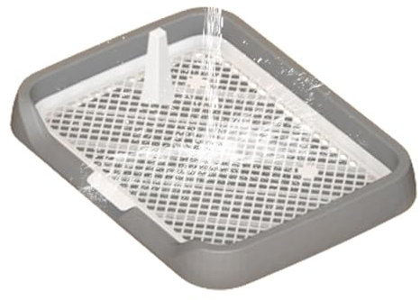 Inodoro Con Rejillas De Malla, Inodoro Para Perros,Bandeja Plana Para Orinar Para Perros Con Rejillas De Malla - Soporte Reutilizable Para Orinar De Fácil Instalación, Suministros Para Orinal Para Per