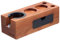 VEVOR YFZTY0202020016 Sapele Wood, 8-in-1 Multifunctional Tamping Station with Detachable Slot, Easy to Clean Espresso Knock Box with Non-Slip Base, Fits for 51-58 mm Handles, Natural