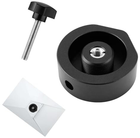 Gosknor Tripod Adapter for Starlink Mini, Aluminum Alloy Tripod Mount Adapter with Bracket Screw, Use with Pipe Adapter 1/4-20 Threaded Adapter Compatible with Starlink, Other Bracket Fixing