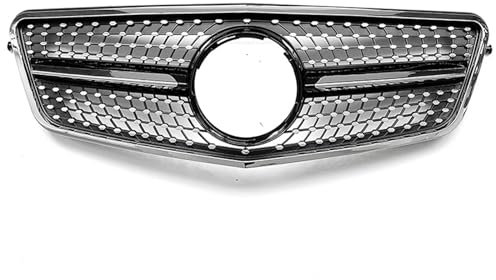 Kühlergrill für Mercedes Benz E-Klasse W212 E63 2010-2013 Schwarz Silber