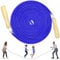 LeapBeast Groups Rope Skipping, Multiplayer rope skipping Best Team Long Jump Rope with Wooden Handle for School Sport and Outdoor Activity 5Meters -7Meters -10Meter (B Mod. - Blue, 5M)