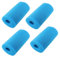 Violiica Spugna filtrante per piscina, filtro in schiuma di ricambio lavabile a cartuccia di tipo B, per sistema di pompaggio Intex, blu, 14,5 x 4,5 x 25,4 cm (4 pezzi)