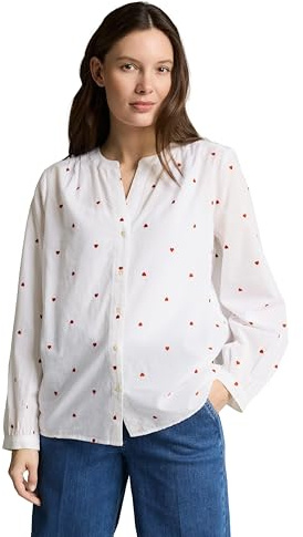 TOM TAILOR Damen Bluse mit Stickerei