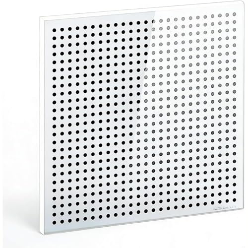 4 Inch Camera Vision Calibration Board, Microscope Lens Test Chart, Accuracy ±1.0um and 90% Light Transmission, Lens Calibration Chart, For Studio Photography Inspection