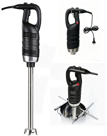 JUXDZISHW ,850W,Commercial Immersion Blender, 850 Watt 22Inch Heavy Duty Hand Mixer, Variable Speed Mixer with Fixed Bracket, Multi-Purpose Portable Mixer for Soup, Smoothie, Puree