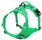 TRUE LOVE Réfléchissant Harnais De Chien Réglable Décourager Tirer Pet Gilet Durable en Nylon De Voiture TLH5651 (Vert d'herbe, L)
