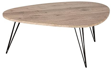 Atmosphera - Couchtisch Neile 112 × 80 cm - Dunkles Holz