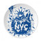 DIYthinker New York City de la Liberté décorative Porcelaine Assiette à Dessert 8 Pouces Dîner Accueil Cadeau 21cm diamètre Multicolor