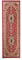 Carpeto Orientteppich Läufer Teppich Rot 70 x 250 cm Medaillon Muster Kurzflor Verona Kollektion