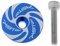Baoblaze MTB Fahrrad Ahead Headset Cap Kappe Steuersatz aus hochwertiger Aluminiumlegierung, Blauer Zyklon