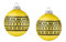 Borussia Dortmund Weihnachtskugel - Stadion & Logo - Christbaumkugel | BVB 09