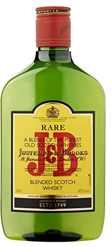 J&B Whisky Pet 40º - 3 botellas x 500 ml - Total: 1500 ml