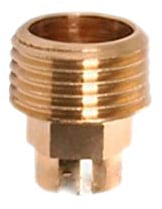 LÖT auf GEWINDE FITTING aus ROTGUSS (besser als Messing) > Übergangsnippel i x AG(R) 4243G > 8 bis 108 mm WUNSCHGRÖSSE einfach selbst wählen >>> 15 mm x 3/4 Zoll