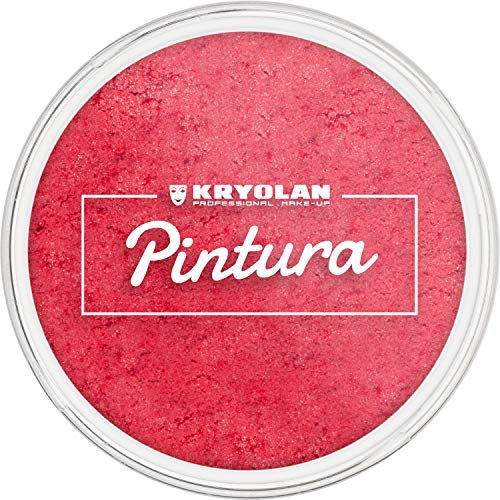 Kryolan Pintura Water Color Trucco 25 ml, colore: rosa perla, 26 colori, lavabile, vegano, senza profumo, senza parabeni, senza glutine, ideale per bambini, feste, carnevale e Halloween