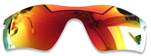Polarlens Verres de rechange pour Oakley Radar Path – Compatibles avec les lunettes de soleil Oakley Radar Path (rouge feu)
