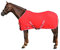 netproshop Basic Pferde Abschwitzdecke mit Kreuzbegurtung Fleece Qualität Gr. 105-155, Groesse:145, Farbe:Rot