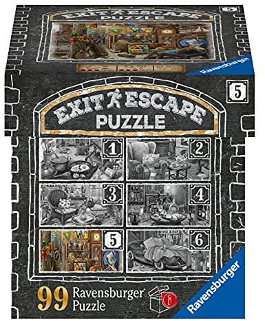Ravensburger EXIT Puzzle 16881 - Im Gutshaus Dachboden – 99 Teile Puzzle für Erwachsene und Kinder ab 14 Jahren