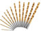 Punte Trapano per Ferro E Acciaio, 13 pezzi 1.5-6.5mm Twist Drill Bit Set Twist Drill Bit con acciaio ad alta velocità con manico rotondo per ghisa in metallo duro