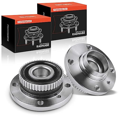 Frankberg 2x Radnabe Radlagersatz mit ABS-Sensorring Vorderachse Kompatibel mit 3er E30 316-325 1.6L 1982-1993 3er Touring E30 316-325 1.6L-2.5L 1988-1994 Z1 2.5 2.5L 1988-1991 Replace# 31211128157