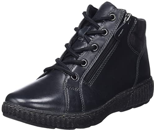 Clarks Caroline Park, Stivali alla Moda Donna, Cuoio Nero, 36 EU Stretta