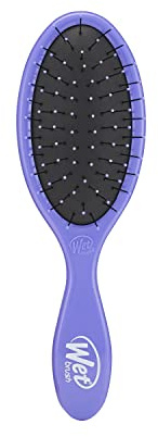 WetBrush Custom Care Dünne Haarentwirrer, Weiche, dünne Borsten für sanftes Entwirren, Weniger Borsten für kein Hängenbleiben oder Bruch, Für dünnes oder feines Haar, Lila