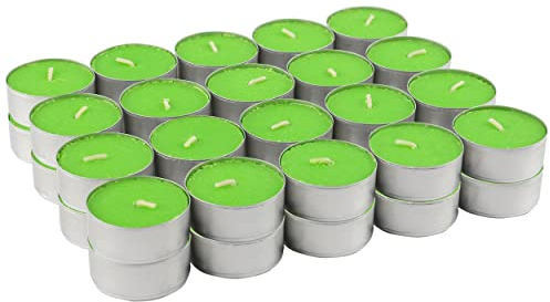 40 Stück Duftkerzen Teelichter Wassermelone Duft, Grün Duftteelichter Wassermelone