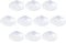 Pawfly 10 Stück transparente Saugnapf 2 cm PVC-Kunststoff-saugnäpfe ohne Haken für Heimdekoration und Organisation