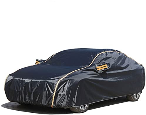 Auto Regenschutz Autoabdeckung für Citroen / C1 C2 C3 C4 C6 C8, Oxford-Stoff Carpaulin mit Aufbewahrungstasche und Regenschutzplane (Color : Silver, Size : C1)