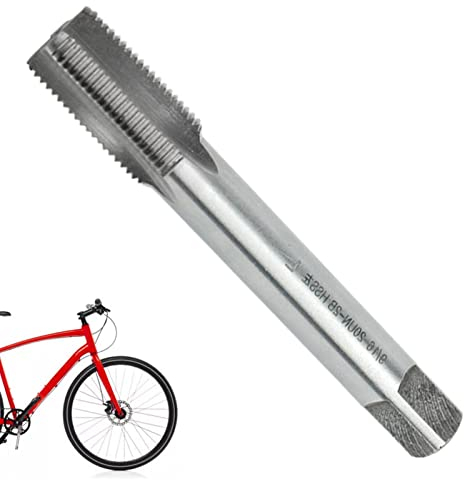 9/16-20 Gewindeschneider-Satz - HSS-Fahrradpedal-Reparaturwerkzeug | Fahrrad-Kurbel-Gewindebohrer, Handgewindebohrer, Reparaturwerkzeug für das Gewindeschneiden des rechten Pedals