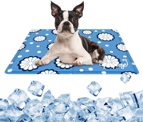pet prime Dog Cooling Mats 50x40 cm, Cooling Mat for Dogs with Non-Toxic Gel