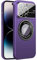 Rdyi6ba8 Funda Compatible con iPhone 14 Pro MAX, Lente Cámara Protección Completa, Compatible con magnética Carga Inalámbrica, Carcasa con Esmerilado PC para iPhone 14 Pro MAX,Morado