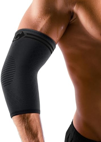 CAMBIVO Coderas Epicondilitis x2, Soporte Codo Compresión Tendinitis | Compresión Ajustada, Soporte de Codo Transpirable, Ideal para Gimnasio, Fitness, Golf y Actividades Deportivas