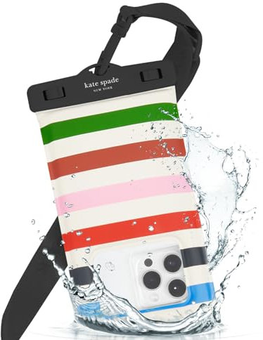 Kate Spade New York IP68 Floating Waterproof Phone Pouch - Adventure Stripe