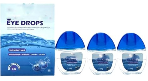 Blue-Berry Augentropfen für klare Sicht, lindert Müdigkeit (3 Stück)