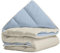 Zelesta Royalbed Bettdecke 135x200cm 4 Jahreszeiten - Bettwäsche winterdecke und Sommer-Bettdecke warm Duvet - Waschbare bettdecke ohne Bezug - Anti-Allergene Steppdecke (Bluefog & Sand Beach)