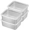 ACESOME Stainless Steel Food Containers with lids, Meal Prep Containers Reusable, Fridge Storage Containers, Cheese/Meat Storage For Fridge, Oven Freezer Dishwasher Safe (500ml) (4)
