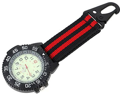 Yardenfun Carabiner Clip Digitaluhr Multifunktionale Outdoor-taschenuhr Mit Kompass Und Leichtem Design Für Wandern Und Der Natur