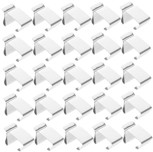 JEWEDECO 50pcs Christmas Light Clips Outdoor Hangers for Easy Installation Resistant for Holiday Decorations and Securing Lights Outside