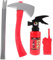 BESTonZON 1 Set - Estintore vestito da pompiere giocattolo antincendio gioco di ruolo del pompiere prop cosplay pompiere kit di attrezzi per vigili del per bambini plastica