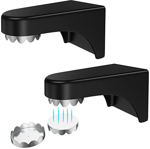 2 Piezas Soporte magnético para jabones de Acero Inoxidable, Soporte de jabón magnético de Pared con 4 Tapas para Fregadero Lavabo, Cocina y Cuarto de baño