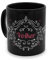 printplanet - Tasse Schwarz mit Namen Volker - Motiv: Ornamente - Namenstasse, Kaffeebecher, Mug, Becher, Kaffeetasse