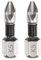 sourcing map 2pcs Impact Phillips Screwdriver Bit PH2 (#2) Anti Slip Tip 1/4 Hex Shank 1 (25mm) Long Magnetic Cross Screw Driver Industrial Power Drill Bits for Remove Fastening Screws