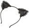 MUNSKT Dentelle Noire avec Oreilles de Chat pour Serre-tête oreilles de chat sexy en dentelle Halloween Pâques fêtes anniversaires