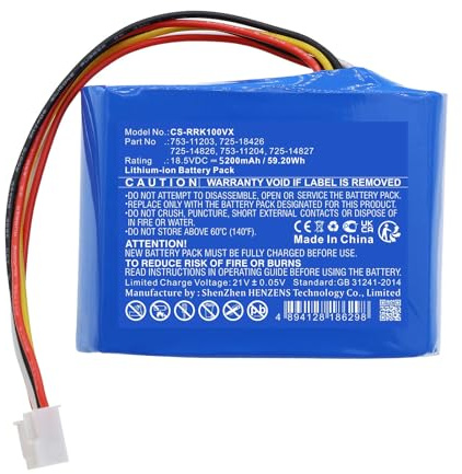 Litanki Batterie de rechange 5200 mAh compatible avec tondeuse à gazon CubCadet XR5 1000, XR5 1000 2021, XR5 2000, 725-14827, 753-11204