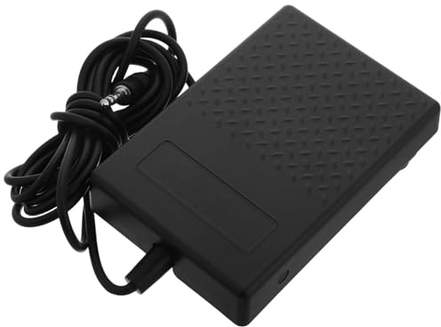 BESPORTBLE Sustain Pedal für Keyboard Digitalpiano mit Polaritätsschalter Midi USB Kabel Einfaches Plug And Play für Nahtlose Integration Klavierzubehör Einsetzbar