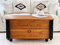 Uncle Joe´s Couchtisch XL Roosevelt Truhentisch Truhe im Vintage Shabby chic Style aus Massiv-Holz in braun mit Stauraum und Deckel Holzkiste Beistelltisch Landhaus Wohnzimmertisch Holztisch